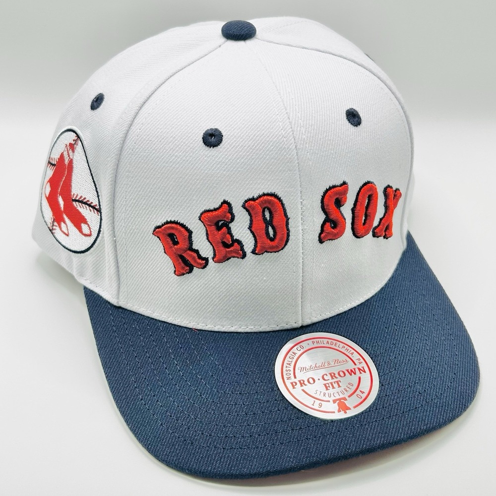 Boston Red Sox Mitchell & Ness Evergreen 2-Tone Hat Cap Snapback Adjustable MLB